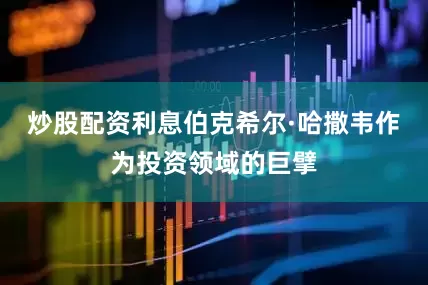炒股配资利息伯克希尔·哈撒韦作为投资领域的巨擘